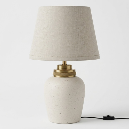 Ceramic lamp white 