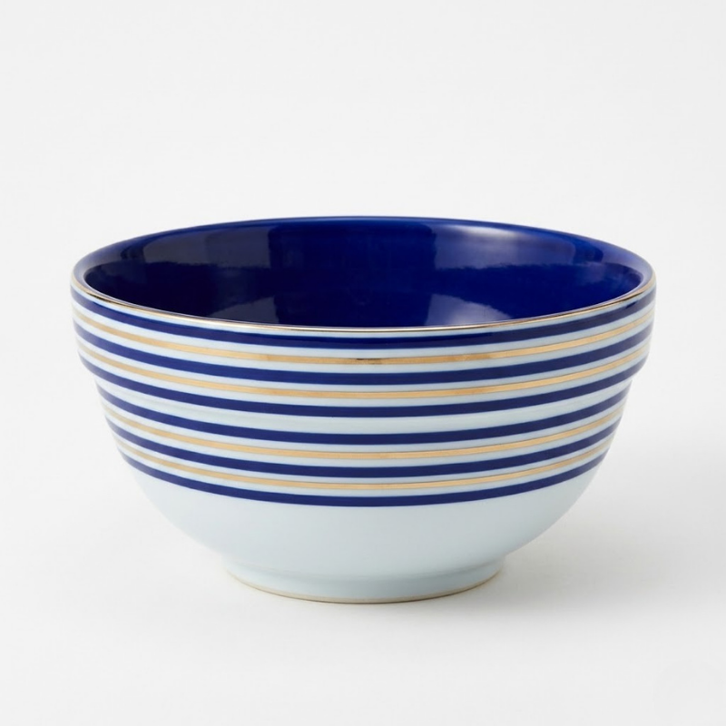 Striped kitchen bowl 