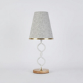 Twist base table lamp grey 